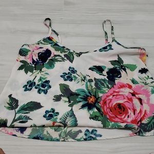 Flower Spagetthi strap top for summer